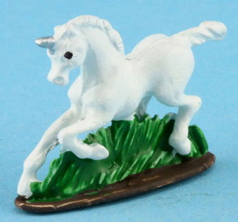 Dollhouse Miniature Unicorn-Hand Painted